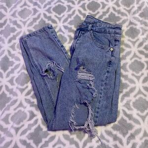 Women’s WildFable Baggy Ripped Jeans